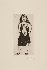 MAJA À LA ROBE COURTE ,Pablo Picasso