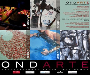 August Artists Group Show,Luca Bray, Cathryn McEwen, Nasser Lubay, DJ Sonia, Eduardo Stein
