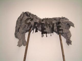 Piquet de greve (Picket sign),Annette Messager