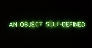 Self-defined object [green] ,Joseph Kosuth