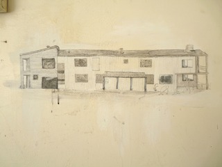 memory drawing of the Hatchery,Tressa L. Pack