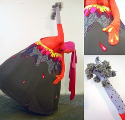 Volcano Costume (for Gushing performance),eliza fernand