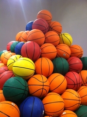 Basketball Pyramid & Pulse (detail),David Huffman