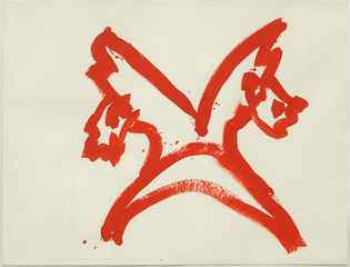 Double Lunar Dogs - Performance drawing,Joan Jonas