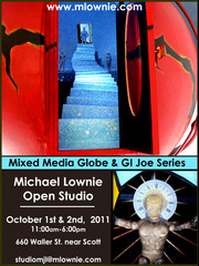 Open Studio invitation,Michael Lownie