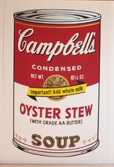 Campbell\'s Soup - Oyster Stew.,Andy Warhol