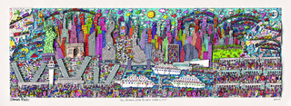 All Roads Lead To New York City,James Rizzi