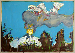 Erupting Volcano, Chile,Billy Childish
