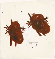 No Title (Paint fills them...) ,Raymond Pettibon
