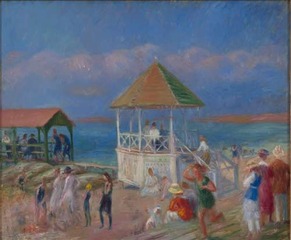 The Bandstand,William Glackens