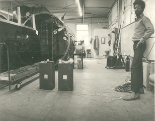 Joe Ray at Larry Bell\'s Studio,Joe Ray