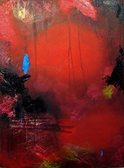 Untitled: Red & Blue,Jennifer Shimatsu