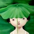 20111103225201-_________lin_hairong_a_recluse_in_jade_green_lotus_leafpond_57cmx75cm