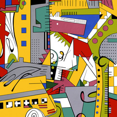 Urban Abstract III,Michele Bonelli