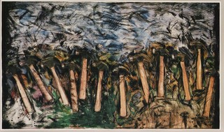 Running Hammers in a Landscape,Jim Dine