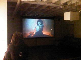 Ritual performance/video at Krowswork Gallery,,