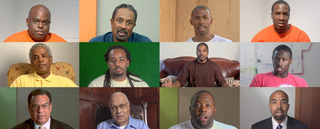Stills from Question Bridge: Black Males,Hank Willis Thomas, Bayeté Ross Smith, Chris Johnson, Kamal Sinclair