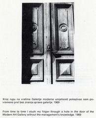 Zagreb: Galerija suvremene umjetnosti,Goran Trbuljak