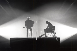 Bob Dylan and Joan Baez in Crossed Lights, New Haven, Connecticut ,Daniel Kramer