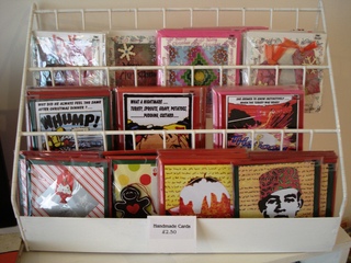 Handmade collage cards,