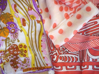 Vintage silk scarves,