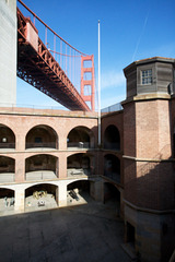 The Golden Gate Bridge from Fort Point,