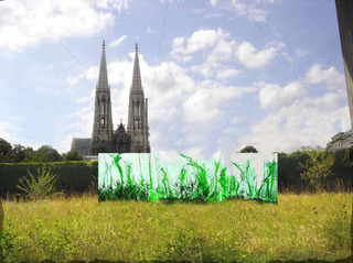 INTO THE SKY  - Proposal for an installation at the ‘Jonas Reindl’, downtown, Vienna, Austria ,Stefan Eins