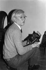 Andy Kneeling  w/XS70 Polaroid,Bobby Grossman