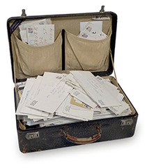 Untitled valise from Bob Box Archive ,Ray Johnson