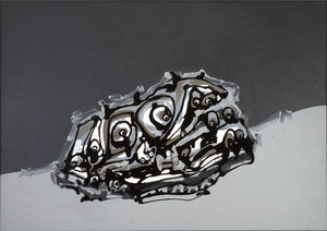 20120105160219-saura__perro_de_goya__mixta_papel__75x105cm_1992_n