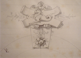 Design for Stone carving,Viollet-le-Duc