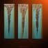 Abstract_shampaign_waterfall_dark_brown_bg