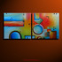 The_qourum_abstract_oil_painting_brown_bg