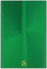 Untitled (Green Butterfly Yellow MG),Mark Grotjahn
