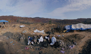 A Mass Grave Near Snagovo, Bosnia,Luc Delahaye