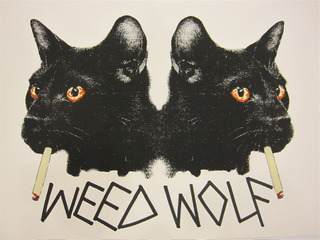 Smoking Cats,Weed Wolf