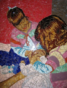 20120131211520-sarah_and_me_playing_with_one_day_old_lieske_31x25_stained_glass_on_board__2011