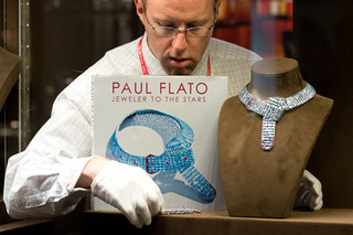 Siegelson, New York, displayed an iconic Aquamarine and Ruby Belt with a Buckle Necklace Designed by Fulco, Duke of Verdura, for Paul Flato, jeweller to the stars, c. 1935.,