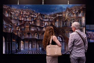 As well as important Impressionist and Modern paintings, Waterhouse & Dodd, London and New York also exhibited contemporary art, including Versailles,Salle des Hoquetons, a photographic work by Jean-Francois Rauzier (b. 1952).,