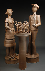 Image Peddler with Female Shopper,Gerit Grimm