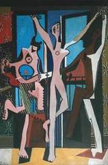 The Three Dancers   ,Pablo Picasso