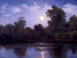 Moonrise over Bixby Slough,Stephen Mirich
