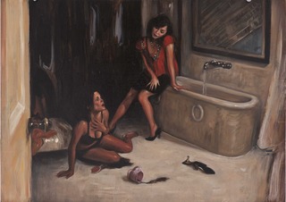 Having Drunk the Tainted Coffee, C is Seized with an Inexplicable Dizziness, Panic, and Confusion ,Delia Brown