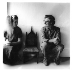Portrait of Francesca Woodman and her father George Woodman, taken by Francesca Woodman. Untitled 1980 (New York),