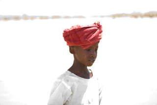 Boy with Red Turban,Barbara Grover