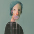 20120219163012-2011___untitled_portrait_with_white_drip_and_red-orange_painted_nose___oil_on_canvas_18x24_inches