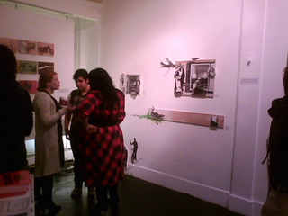 opening of Morbid Fantasies,Michelle Rothman, & Shireen