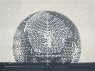 Building Construction/Geodesic Dome, United States Patent Office no. 2,682,235, from the portfolio Inventions: Twelve Around One ,Buckminster Fuller