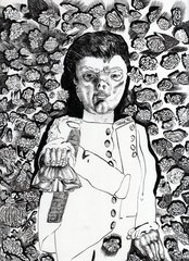Early Man - selected from a series of 150 drawings,Hamlet Mateo