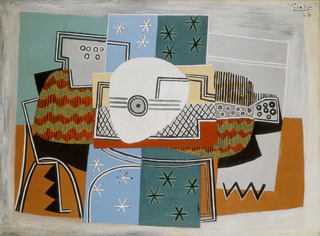 Still Life with Mandolin,Pablo Picasso
